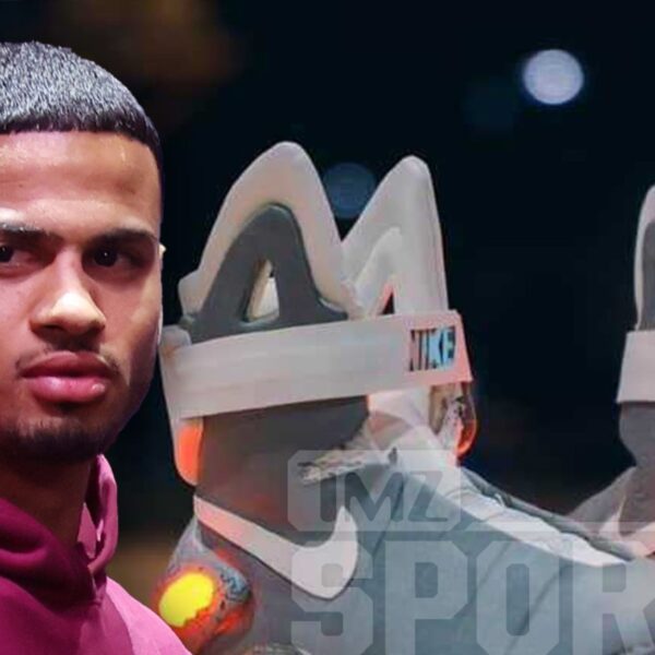 Rolly Romero Turns $40K ‘Marty McFly’ Nikes Into Boxing Boots For Ryan…