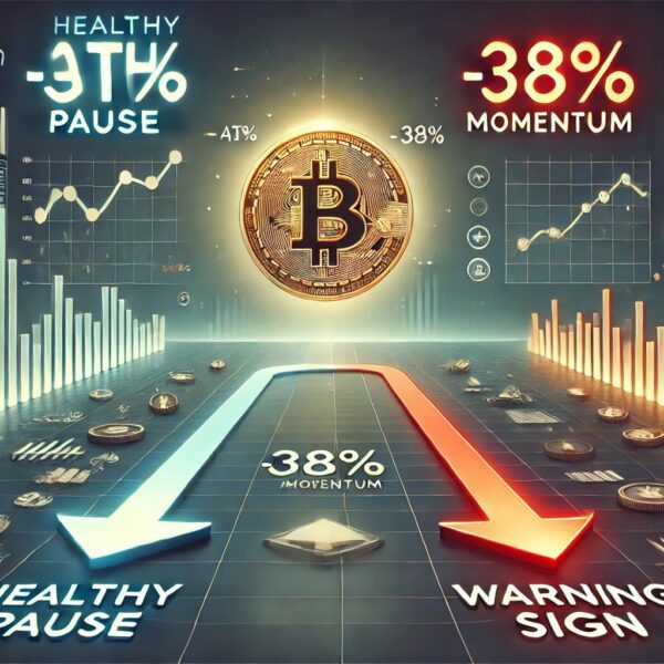 Bitcoin Price Momentum Drops 38% After ATH – Healthy Pause Or Warning…
