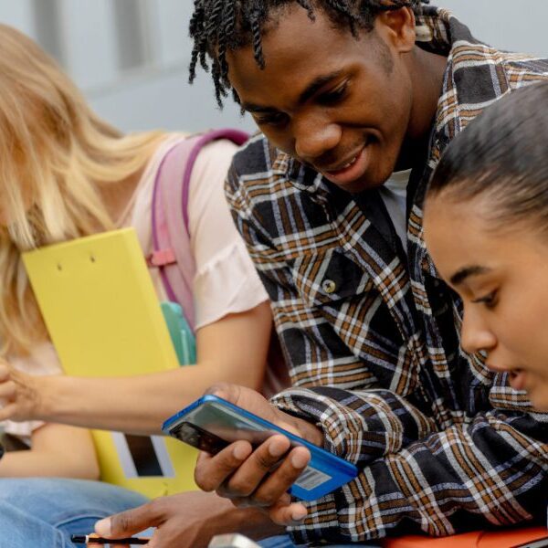 High faculty college students are completely behind and hooked on their telephones—it’s…