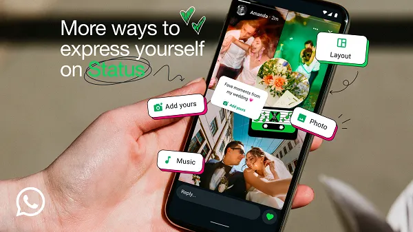 WhatsApp Adds Status Functionalities, Including More Music Sharing Options