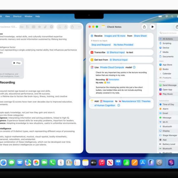 At WWDC 2025, Apple introduces an AI-powered Shortcuts app