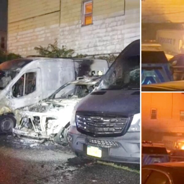 8 NYPD autos set ablaze hours after anti-ICE demonstration