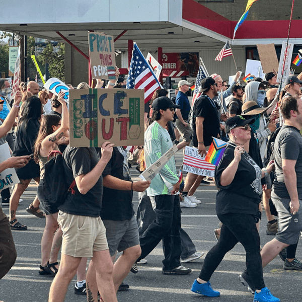 3 individuals in custody after taking pictures at ‘No Kings’ demonstration in…