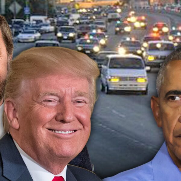 Donald Trump Posts Meme of Himself, J.D. Vance Chasing Obama in O.J.’s…