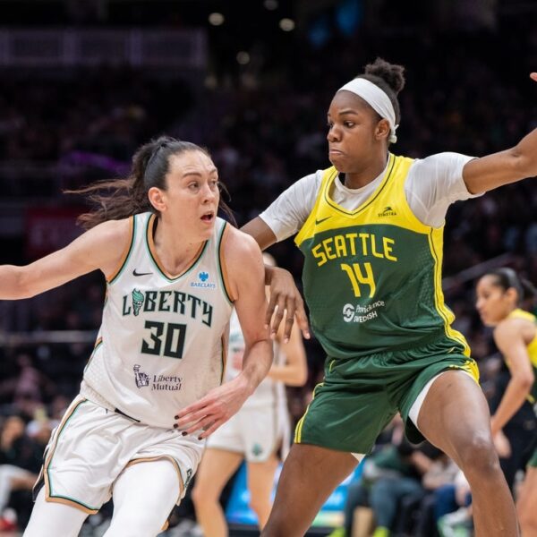 Visiting Storm look to achieve floor on Liberty