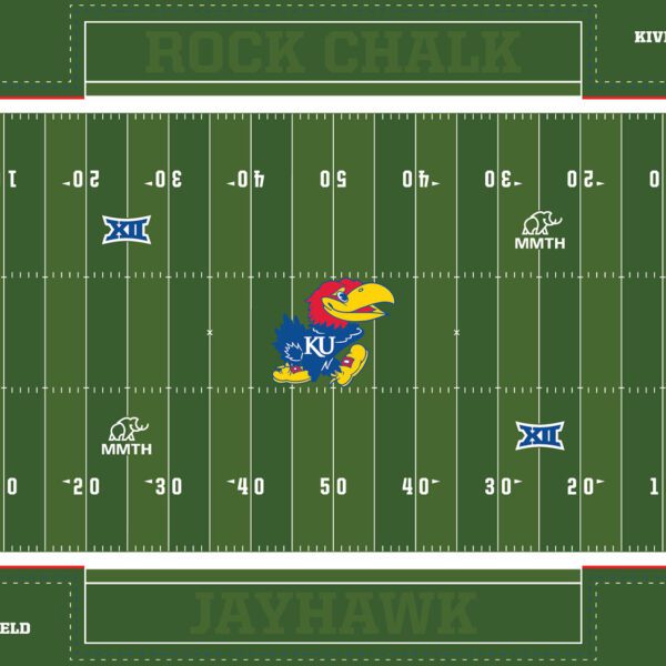 Kansas Jayhawks Unveil New Turf Design For Renovated David Booth Kansas Memorial…