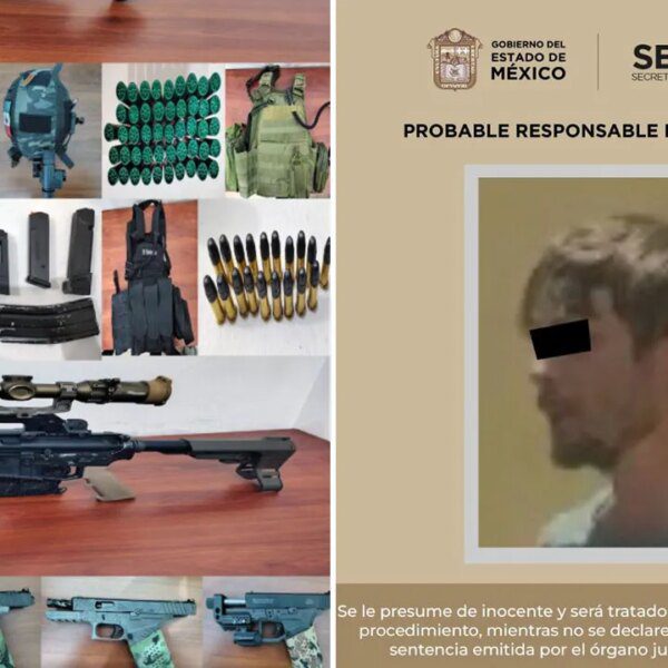 Mexican authorities arrest American with CIA credentials and unlawful firearms