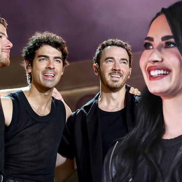 Demi Lovato & Joe Jonas Share ‘Camp Rock’ Reunion at Jonas Brothers…