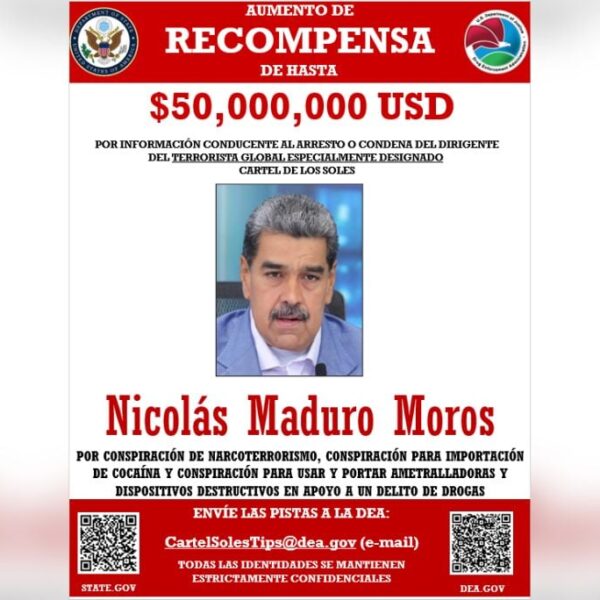 $50 Million Bounty on Nicolás Maduro: A New Chapter in Counter-Terror Strategy.