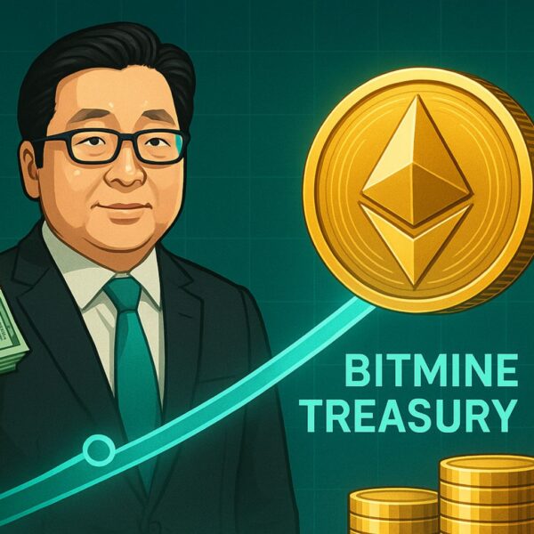 Tom Lee Buys $45M In Ethereum As Bitmine Expands Treasury To $7B…