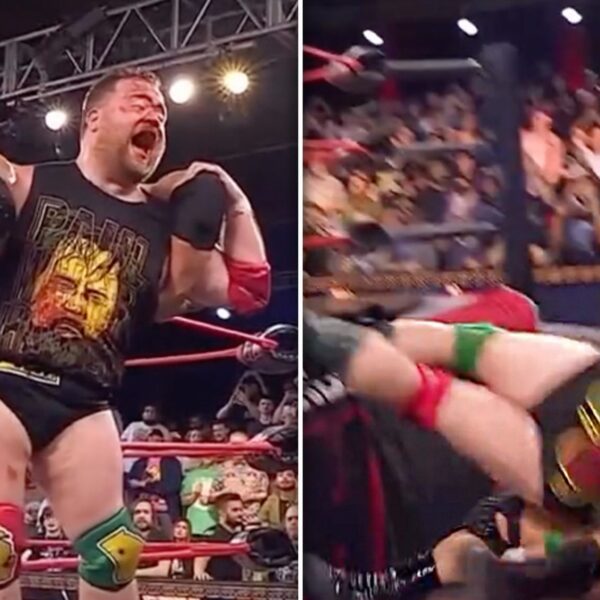 ‘Fantastic Four’ Star Paul Walter Hauser Slams Wrestler Through Table in Match
