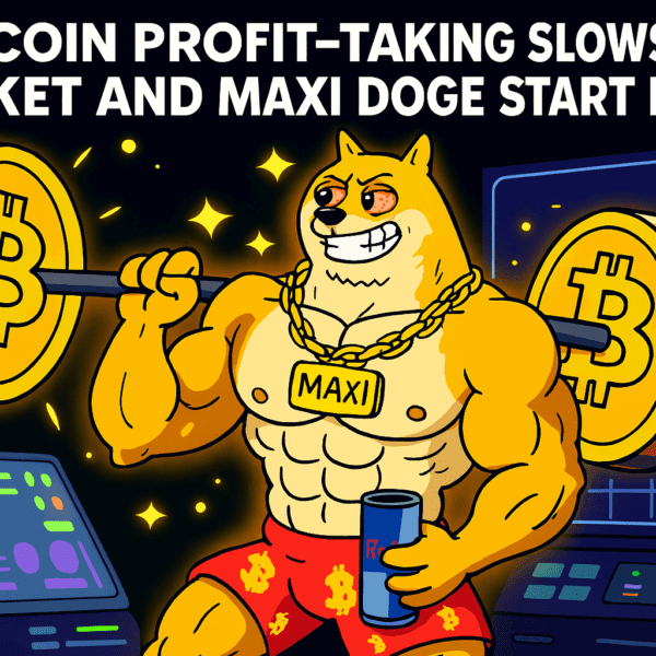 Bitcoin Profit-Taking Slows as Market and Maxi Doge Start Pump