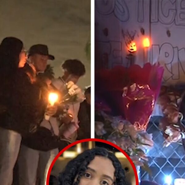 Celeste Rivas Vigil Draws Crowd of Mourners Demanding Justice