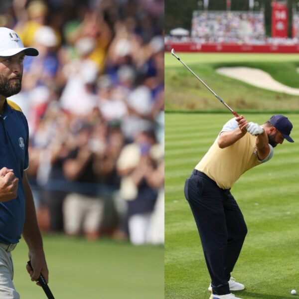 Jon Rahm’s swing apply on the Bethpage Black forward of Ryder Cup