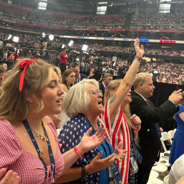 Charlie Kirk memorial in Arizona emphasizes religion and God, drawing huge crowd