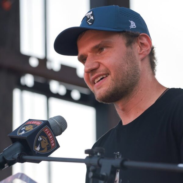 Panthers captain Aleksander Barkov injured in follow