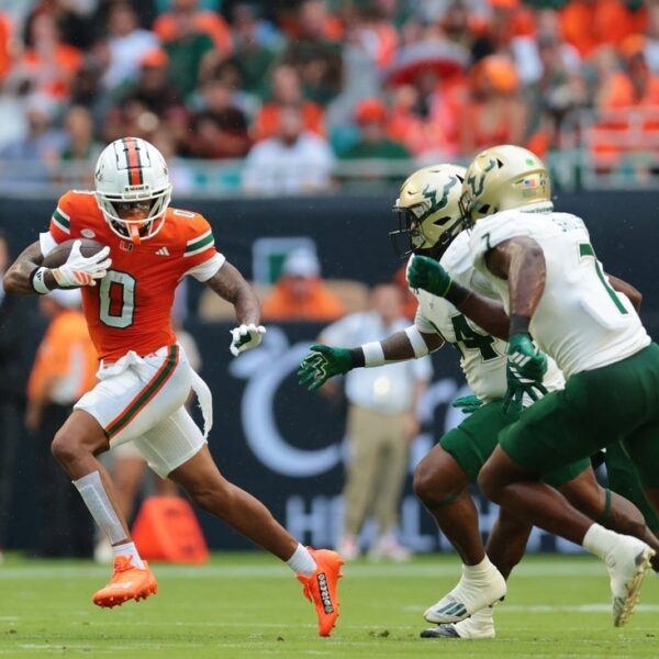 No. 5 Miami handles upset-minded No. 18 South Florida