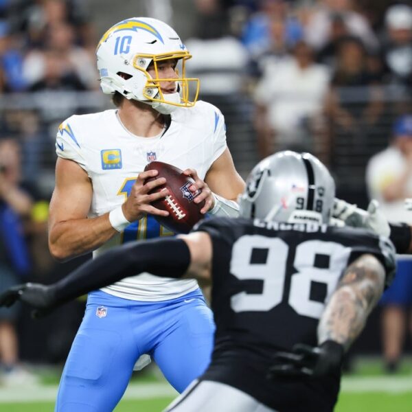 Justin Herbert, ball-hawking protection raise Chargers over Raiders
