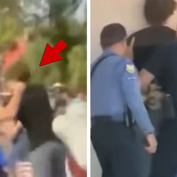 Protester Arrested After Trampling on Charlie Kirk Memorial, on Video