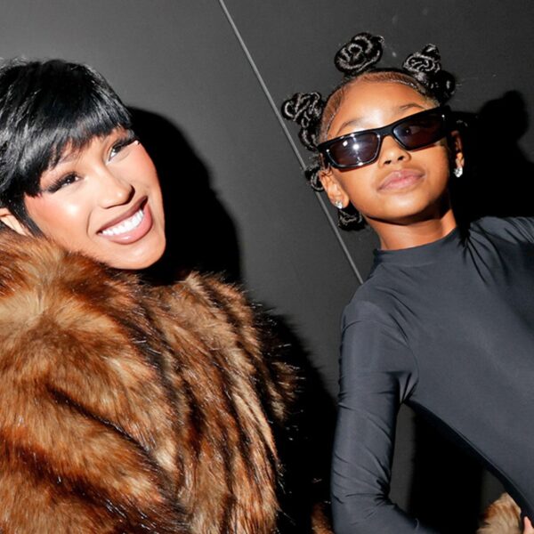 Cardi B and Daughter Kulture Dress in Fur For New York Fashion…