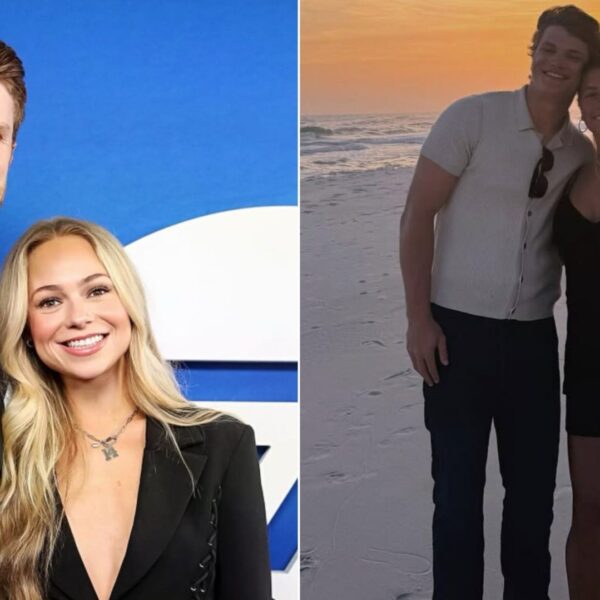 Sam Darnold’s fiancee Katie sends 4-word message to J.J. McCarthy, fiancee Katya…