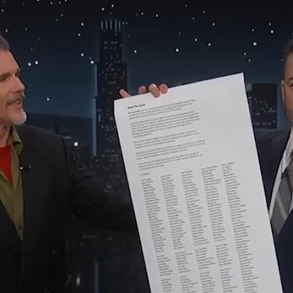 Ethan Hawke Brands Jimmy Kimmel a Free-Speech Hero on Second Night Back…