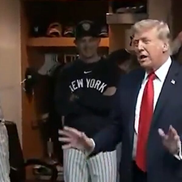Donald Trump Visits Yankee Stadium On 9/11 Anniversary, Pumps Up Players W/…