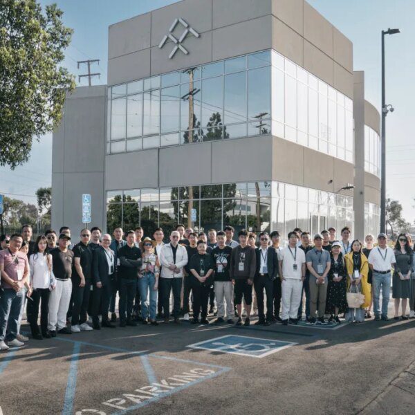 Explosion, car fireplace rock Faraday Future’s LA headquarters