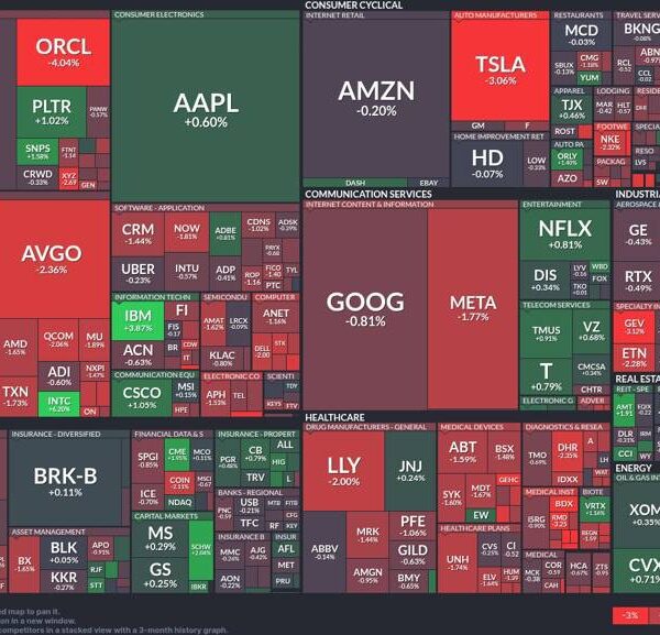 Tech shares face turbulence: IBM and Apple defy the pattern