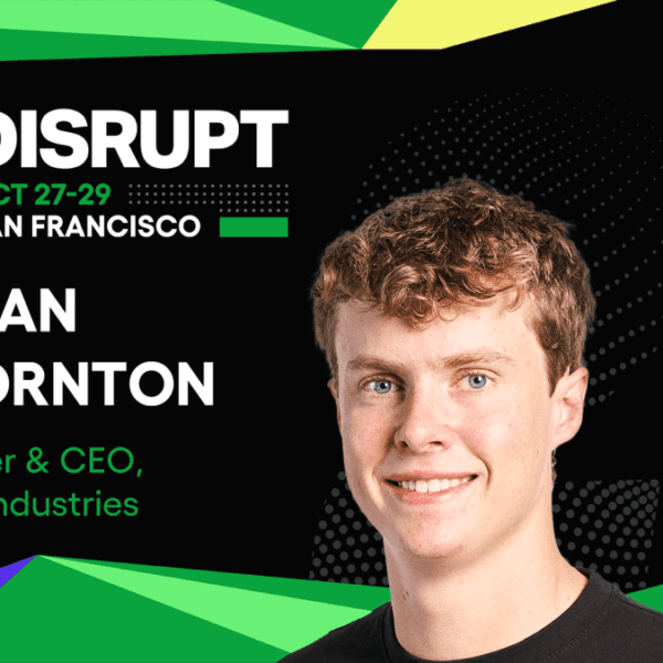 Ethan Thornton of Mach Industries takes the AI stage at Disrupt 2025