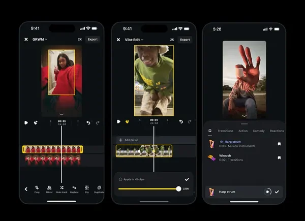 Instagram Adds Transition Editing and Saved Sounds to Edits