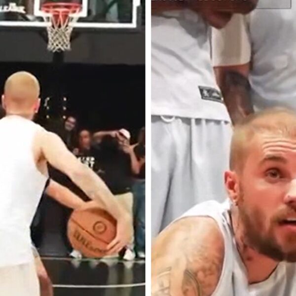 Justin Bieber Suits Up For Basketball Game, Helps Lead Team To Victory