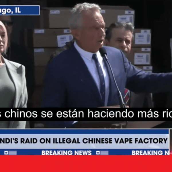 Robert F. Kennedy Jr. Announces Raids on Chinese Vape Products to Protect…