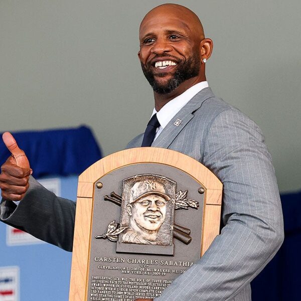 Hall of Famer CC Sabathia celebrates induction with household assist