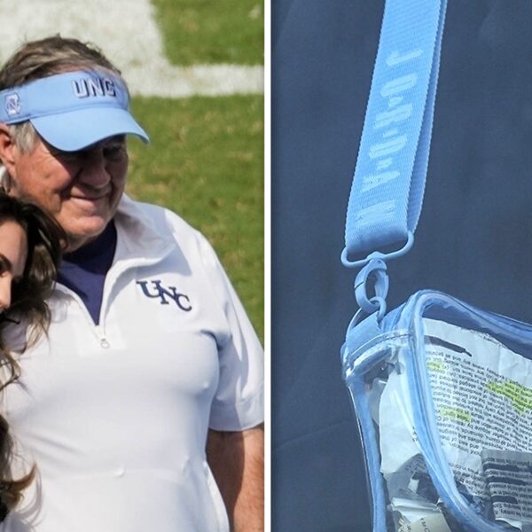 Jordon Hudson Wears ‘Blind For Love’ Sweater on UNC’s Sideline