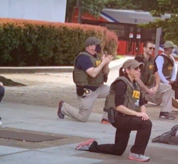 BREAKING: FBI Brass Fires More Than 15 Agents Photographed Kneeling During George…