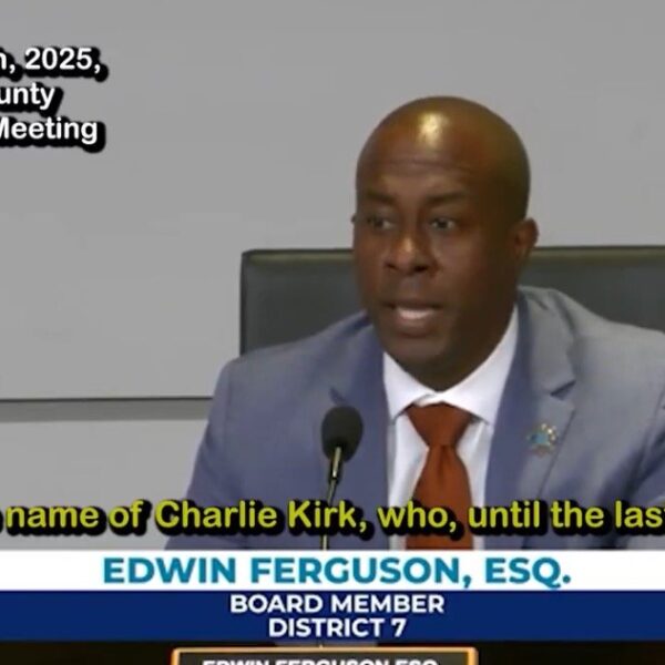 Palm Beach County School Board Member Brands Charlie Kirk a “Racist Bigot”…