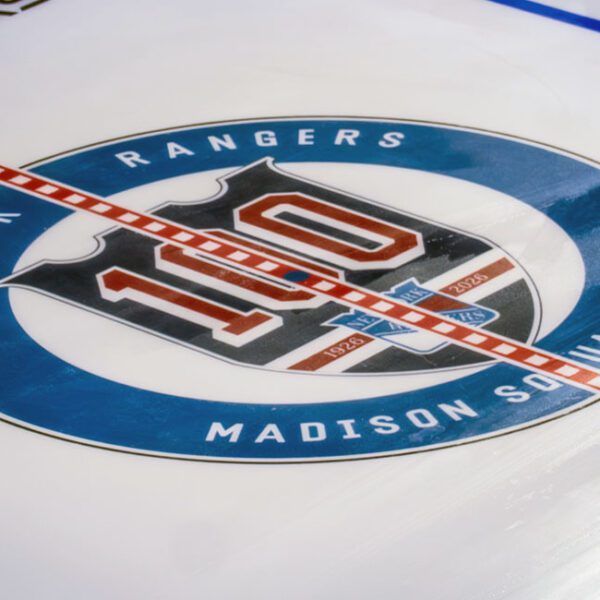 New York Rangers 2025-26 Centre Ice Design Celebrating one hundredth Anniversary Revealed…