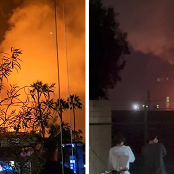California Refinery Explosion Turns Night Sky Into Orange Fireball, Video Shows