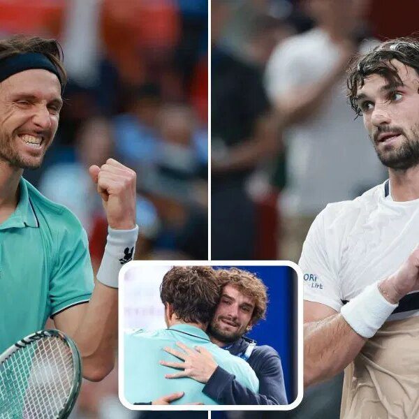 Cousins Arthur Rinderknech, Valentin Vacherot share candy messages to one another forward…