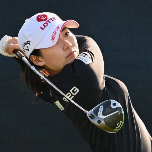 Youmin Hwang shoots course-record 62, takes Lotte lead
