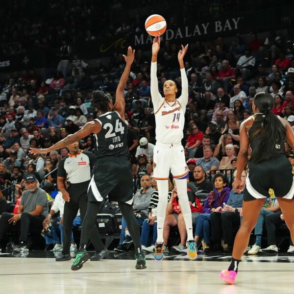 Aces battle again in 4th quarter, take WNBA Finals opener