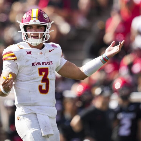 Coach Matt Campbell praises No. 22 Iowa State forward of conflict vs.…