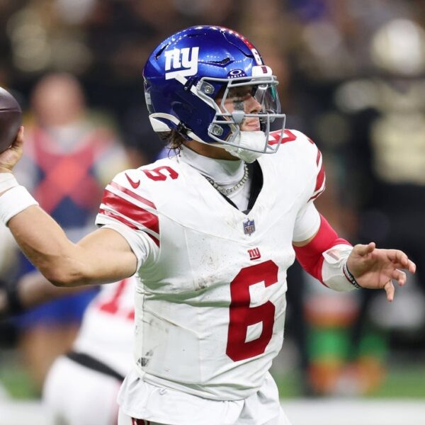 ‘Never a doubt’ Giants’ Jaxson Dart (hamstring) will play Eagles
