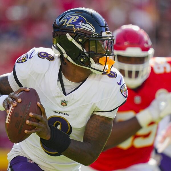 With Ravens’ Lamar Jackson out vs. Bears, Tyler Huntley reportedly to begin