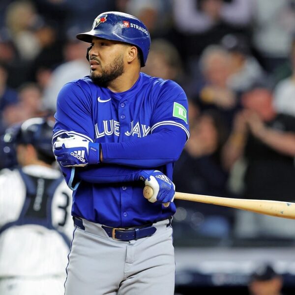 Blue Jays OF Anthony Santander (again) scratched from Game 2 lineup