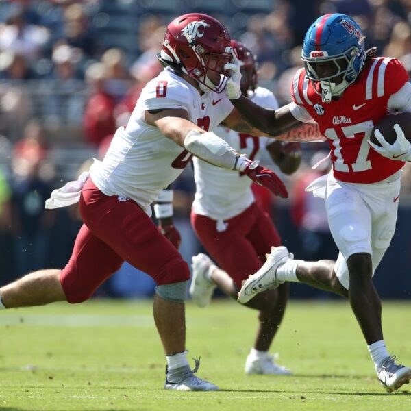 No. 4 Ole Miss holds off Washington State’s upset bid
