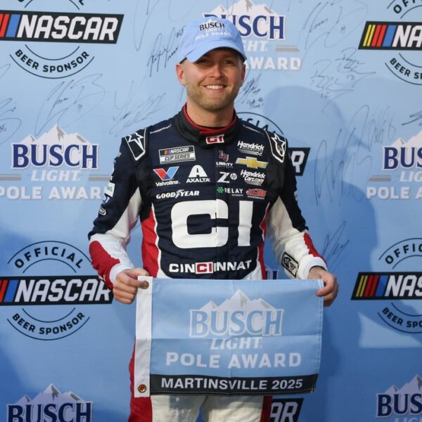 William Byron wins pole place for NASCAR Cup elimination race at Martinsville
