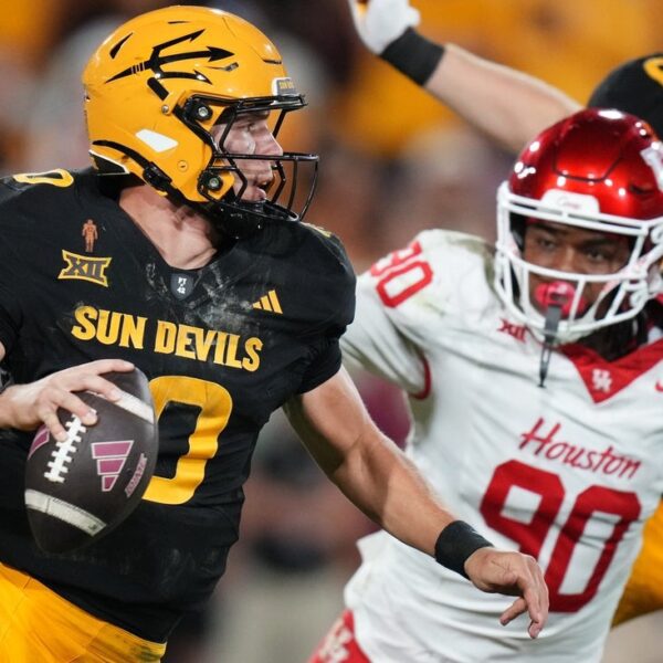 Arizona State QB Sam Leavitt (foot) out vs. Iowa State
