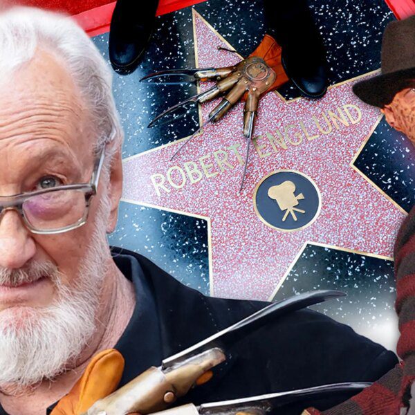 Freddy Krueger Star Robert Englund Brings Claw Glove to Hollywood Star Ceremony
